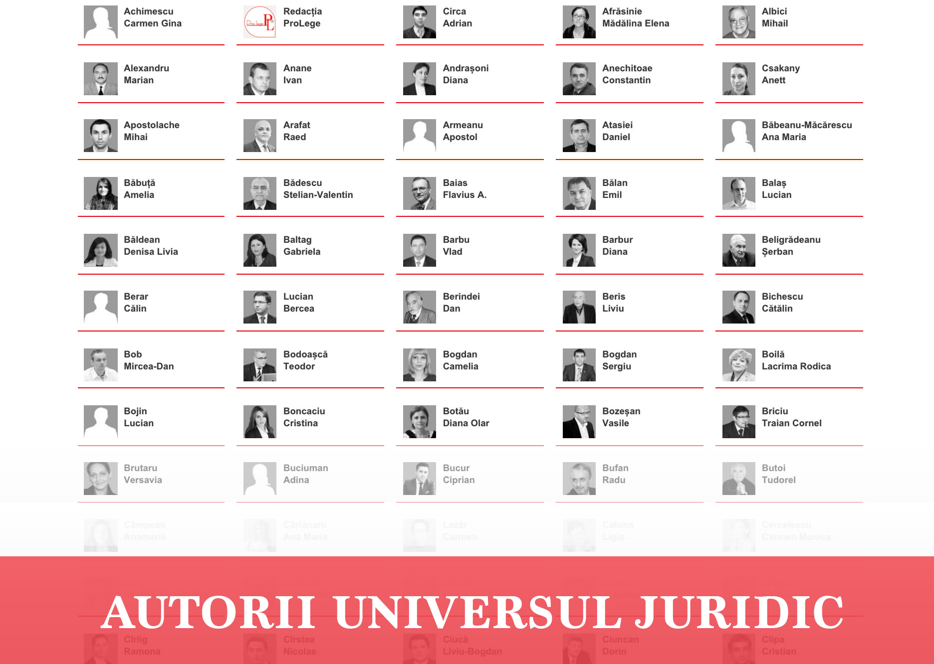 Autorii Universul Juridic