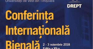 Conferința internațională bienală a Facultății de Drept din Timișoara.  Ediţia a XII-a.