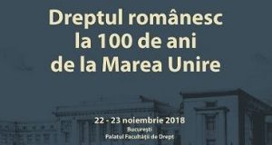 Dreptul românesc la 100 de ani de la Marea Unire