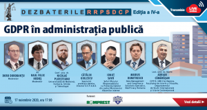 Dezbaterile RRPSDCP, ediția a IV-a: GDPR în administrația publică