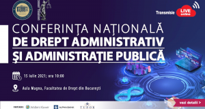 Reducere Conferința Națională de Drept Administrativ și Administrație Publică