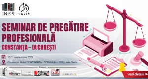 INPPI: Seminar de pregătire profesională Constanța – București