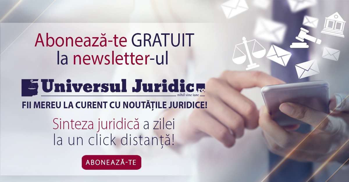 Portal Universul Juridic Newsletter
