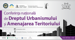 Conferința Națională de Dreptul Urbanismului și Amenajarea Teritoriului