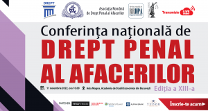 Conferința națională de Drept Penal al Afacerilor, ediția a XIII-a