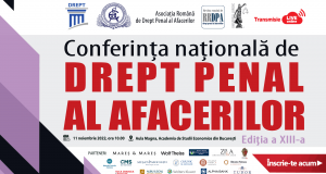 Conferința națională de Drept Penal al Afacerilor, ediția a XIII-a: Fraudele din interiorul organizațiilor