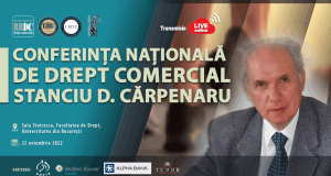Conferința Națională de Drept Comercial – Stanciu D. Cărpenaru, ediția a II-a